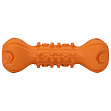 Mr.Kranch - Игрушка для собак Гантель дентальная с пищалкой, с ароматом, 22 см