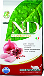 FARMINA N&D Cat Chicken & Pomegranate Adult (44/20) - корм сухой беззерновой с курицей и гранатом для кошек