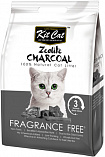 Kit Cat Zeolite Charcoal Frangrance Free - цеолитовый комкующийся наполнитель