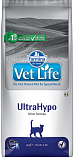 FARMINA Vet Life Cat UltraHypo (28/11) - корм "Фармина Вет Лайф" для кошек с аллергическими пищевыми реакциями