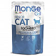 Monge Cat Grill Pouch - эквадорская макрель для пожилых кошек, пауч