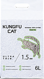 Kungfu Cat - наполнитель растительного происхождения, с ароматом зеленого чая
