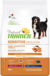 Trainer Natural Medium & Maxi Sensitive No Gluten Salmon (24/14) - &quot;Трейнер Натурал&quot; для собак крупных и средних пород с лососем