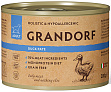 Grandorf - беззерновой корм паштет из утки для собак