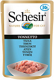 SCHESIR - консервы с тунцом для кошек, пауч