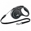 Flexi New Classic M поводок-рулетка для собак весом до 20 кг, 5 м
