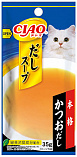 Inaba Ciao Dashi - Суп-бульон с тунцом кацуо для кошек, 35 гр х 4 шт