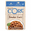 CORE TENDER CUTS - Нарезка из тунца в соусе для кошек, пауч