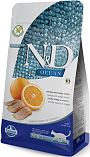 FARMINA N&D Ocean Cat Herring and Orange Adult (44/20) - корм сельдь и апельсин для полноценного питания кошек