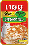 INABA Kinnodashi - Куриное филе с кацуобуси для кошек