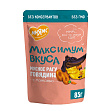 Мнямс - "Максимум вкуса" мясное рагу с говядиной и морковью для собак, пауч