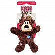 KONG WildKnots Bears -  плюшевая игрушка &quot;Мишка&quot; с канатом внутри, 18 см