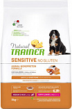 Trainer Natural Puppy & Junior Medium & Maxi Sensitive No Gluten Salmon (30/18) - &quot;Трейнер Натурал&quot; для щенков крупных и средних пород с лососем