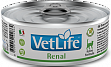 FARMINA Vet Life Renal консервы кошачьи при хронических заболеваниях почек, влажные корма для кошек