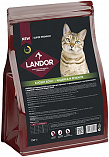 LANDOR Exigent Cat (33/17) - &quot;Ландор&quot; для взрослых привередливых кошек с индейкой и ягненком