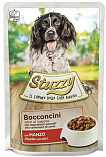 Stuzzy Bocconcini - Говядина в соусе для собак, пауч