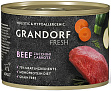 Grandorf Fresh - беззерновой корм паштет из говядины с цукини и морковью для собак