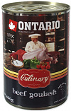 ONTARIO Culinary Goulash - Консервы &quot;Онтарио Гуляш из говядины&quot; для взрослых собак