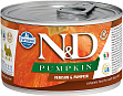 FARMINA N&D Pumpkin - консервы оленина и тыква для собак мелких пород