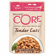 CORE TENDER CUTS - Нарезка из лосося с тунцом в соусе для кошек, пауч
