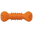 Mr.Kranch - Игрушка для собак Гантель дентальная с пищалкой, с ароматом, 22 см