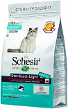 SCHESIR Dry Line Sterilized & Light Fish (35/11) - &quot;Шезир&quot; с рыбой для кошек с избыточным весом и стерилизованных