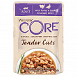 CORE TENDER CUTS - Нарезка из индейки с уткой в соусе для кошек, пауч