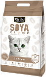 Kit Cat SoyaClump Soybean Litter Coffee - соевый биоразлагаемый комкующийся наполнитель с ароматом кофе