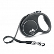 Flexi Black Design S поводок-рулетка для собак весом до 15 кг, 5 м
