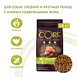 Core Low Fat Medium & Large Breed (33/11) - Беззерновой корм из индейки со сниженным содержанием жира для собак средних и крупных пород