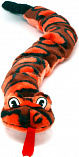 KYJEN Real Animal Invincibles 6 Squeak Snake Dog Toy - Мягкая игрушка для собак &quot;Змея&quot; - 6 пищалок и гремучий хвост