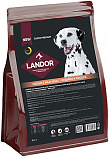 LANDOR Medium & Maxi Adult Dog (26/15) - &quot;Ландор&quot; для собак средних и крупных пород с индейкой и лососем