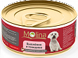 Molina - Консервы цыпленок с говядиной в желе для собак