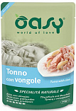 Oasy - С тунцом и молюсками для кошек, пауч