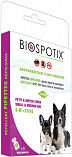 Biospotix Dog Spot On - капли от блох для собак мелких и средних пород весом менее 20 кг - 5 пипеток