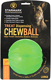 STARMARK Treat Dispensing Chew Ball - Интерактивная игрушка для собак - мяч для жевания