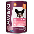 AWARD - Консервы для собак паштет из индейки с черникой