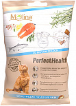 Molina - Хрустящие подушечки &quot;Со вкусом лосося&quot; для кошек
