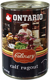 ONTARIO Culinary Ragout - Консервы &quot;Онтарио Рагу с теленком и уткой&quot; для взрослых собак