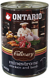 ONTARIO Culinary Minestrone - Консервы &quot;Онтарио Минестроне с курицей и ягненком&quot; для взрослых собак
