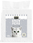 Kit Cat Snow Peas Charcoal - биоразлагаемый наполнитель на основе горохового шрота с активированным углем